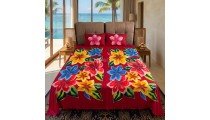 Rayon Bedsheet Hand Painted Made in Bali